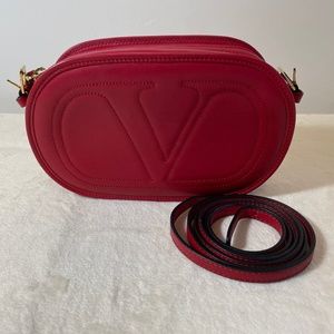 Valentino GO red crossbody bag (Size: 13H X 20W X 5D cm)